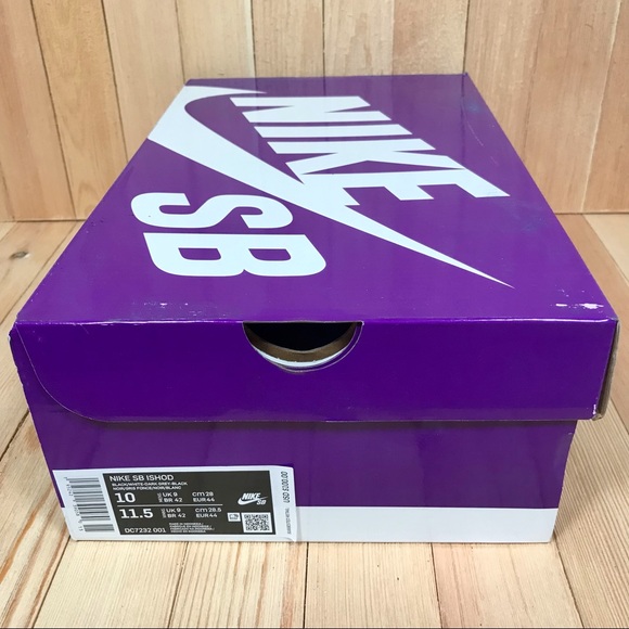 Nike SB Ishod Wair Black White Grey Skate Shoes - Picture 5 of 5